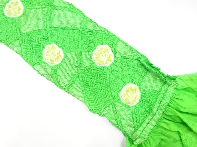 JAPANESE KIMONO / OBIAGE FOR FURISODE / SHIBORI 